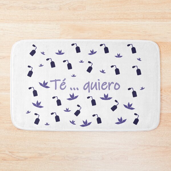 Item preview,  Té ... quiero - I love tea in spanish- purple  designed and sold by CSouissi.