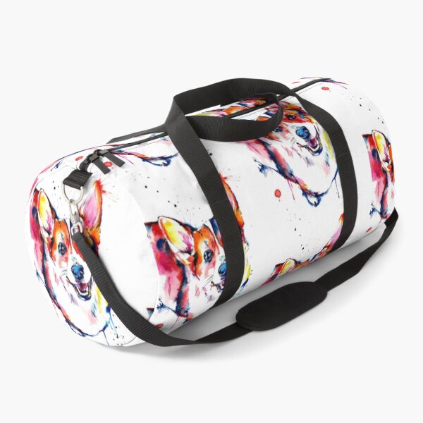 Corgi Art Duffle Bag