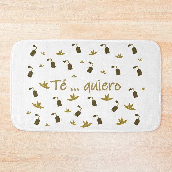 Item preview,  Té ... quiero - I love tea in spanish- brown tones designed and sold by CSouissi.