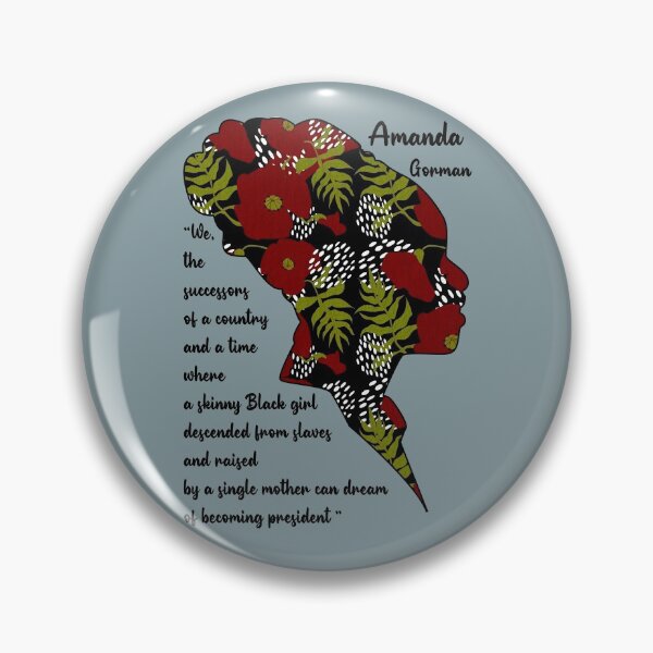 Item preview, Amanda Gorman art poster Amanda Gorman poem Youth poet laureate Amanda Gorman mask, The hill we climb, portrait  designed and sold by GalleryArtField.