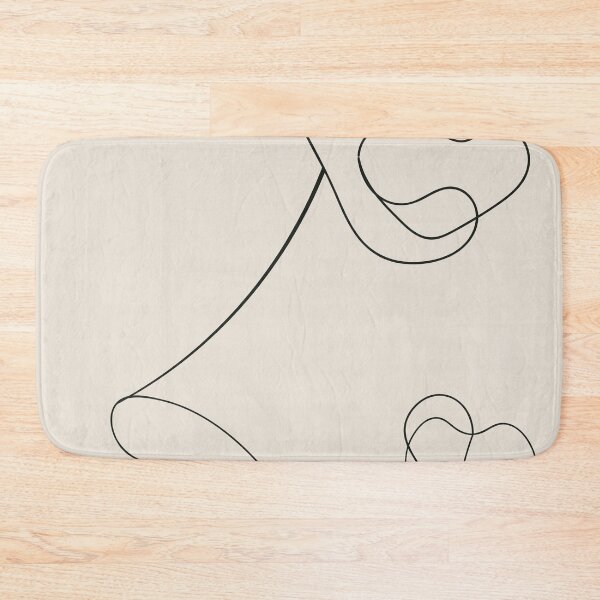 Item preview, Continuous Line Art Face Drawing, Minimalist Floral Shapes designed and sold by technicolorable_art.
