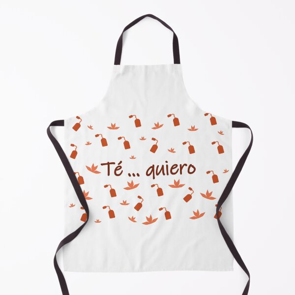 Item preview, Té ... quiero - I love tea in spanish- brown tones designed and sold by CSouissi.