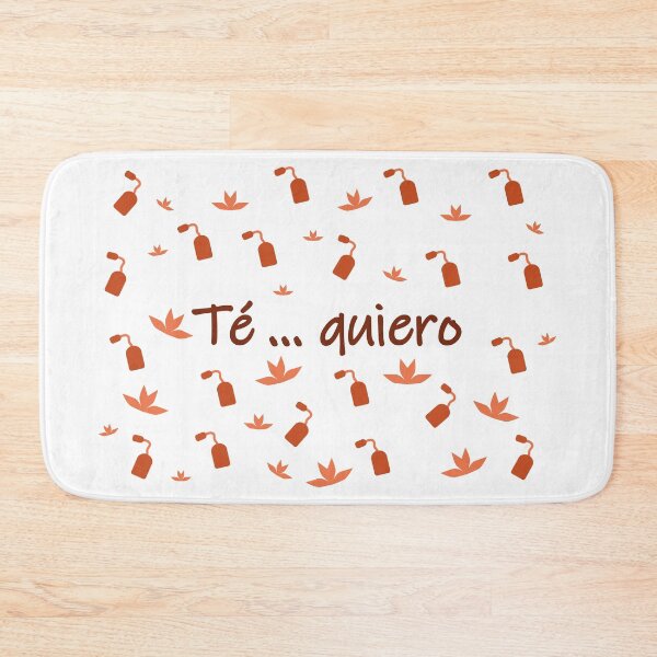 Item preview,   Té ... quiero - I love tea in spanish- brown tones designed and sold by CSouissi.