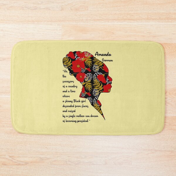 Item preview, Amanda Gorman poster Amanda Gorman poem Youth poet laureate Amanda Gorman mask,art, The hill we climb, portrait  designed and sold by GalleryArtField.