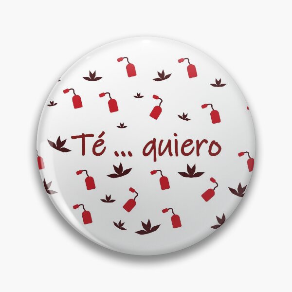 Item preview,  Té ... quiero - I love tea in spanish- red tones designed and sold by CSouissi.