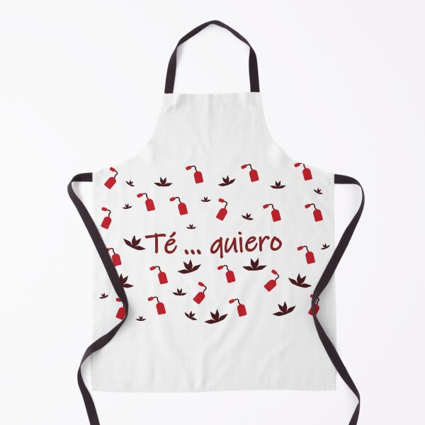 Item preview, Té ... quiero - I love tea in spanish- red tones designed and sold by CSouissi.