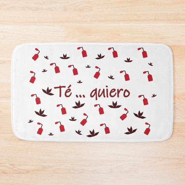 Item preview,  Té ... quiero - I love tea in spanish- red tones designed and sold by CSouissi.