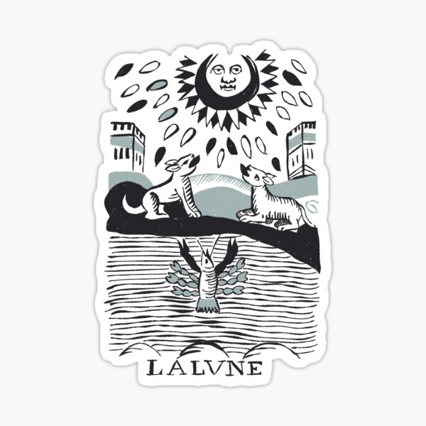 La Lune, Noblet 1659 Sticker