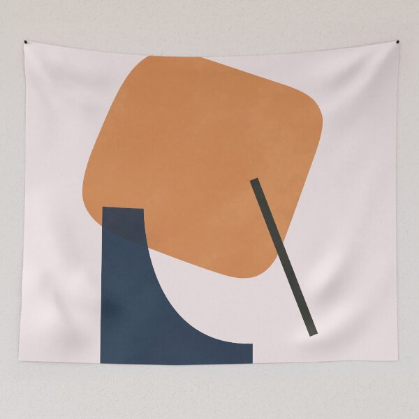 Item preview, Minimalist Scandinavian, Abstract, Geometric Art designed and sold by technicolorable_art.
