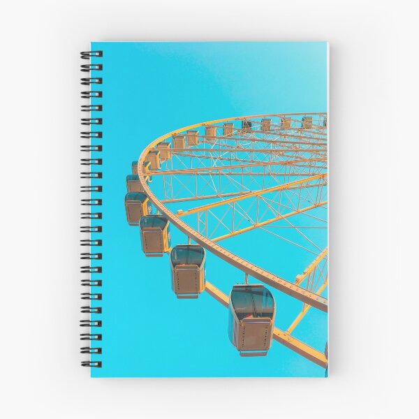 Item preview, Circus Ferris Wheel Teal Sky designed and sold by thegraypocket.
