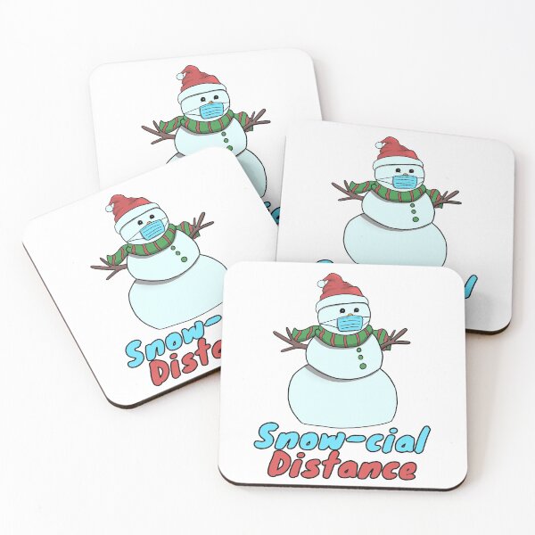 Item preview, Snow-Cial Distance Snowman with face mask Snovid  designed and sold by Mesyo.