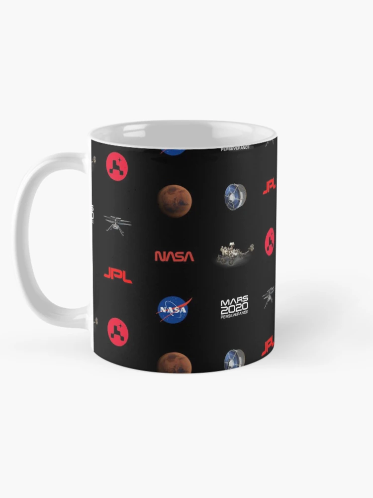 Thumbnail 5 of 6, Coffee Mug, Perseverance Rover Pattern designed and sold by FunGuru.