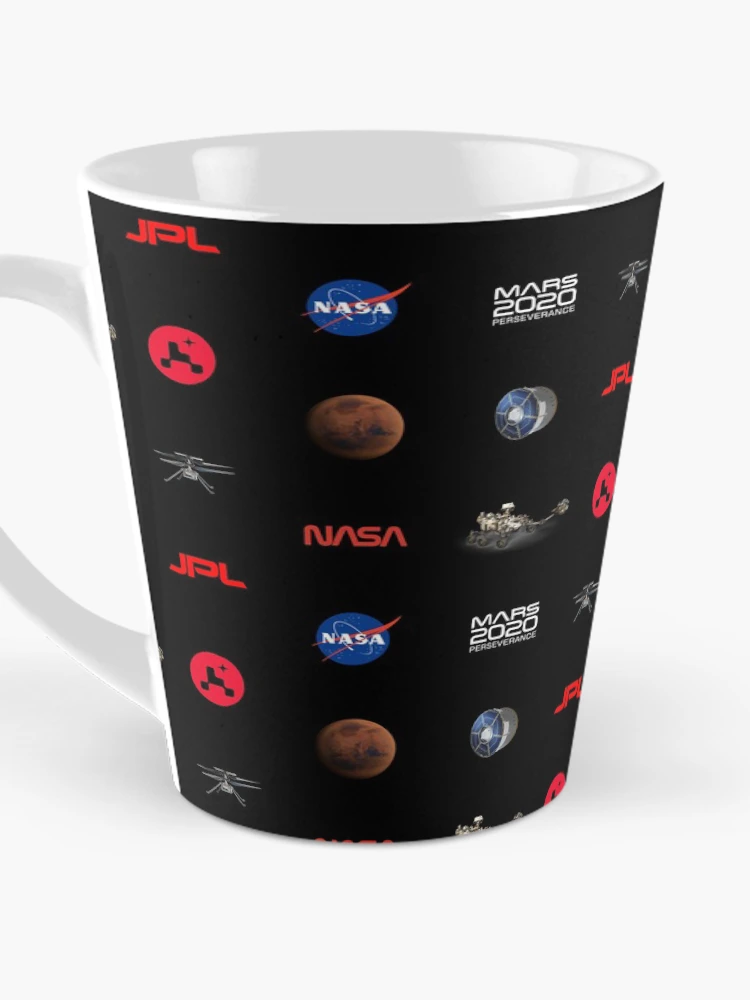 Thumbnail 3 of 4, Coffee Mug, Perseverance Rover Pattern designed and sold by FunGuru.