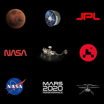 Artwork thumbnail, Perseverance Rover Pattern by FunGuru