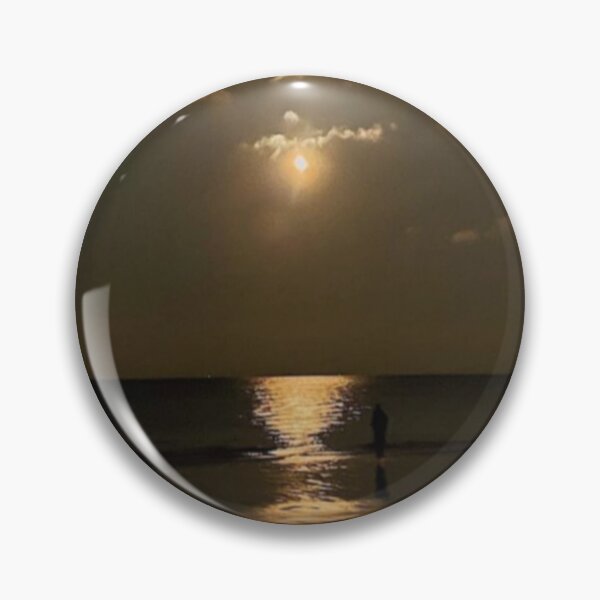 Item preview, night lapping waves with moon designed and sold by josephfanous.