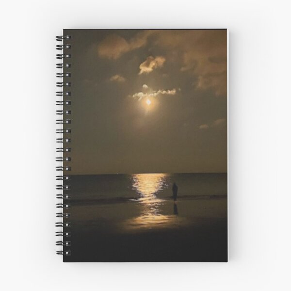 Item preview, night lapping waves with moon designed and sold by josephfanous.