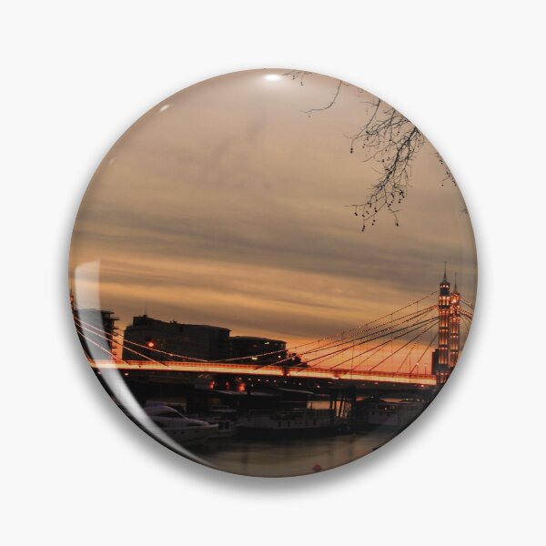Item preview, Albert Bridge Sunset River Thames London designed and sold by AndyEvansPhotos.