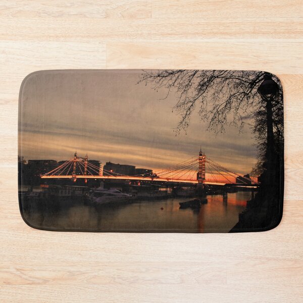 Item preview, Albert Bridge Sunset River Thames London designed and sold by AndyEvansPhotos.