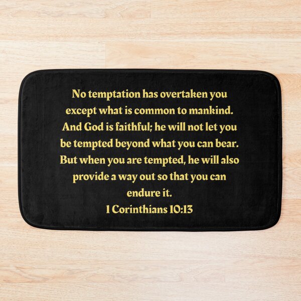 Item preview, Bible Verse 1 Corinthians 10:13 designed and sold by Prayingwarrior.