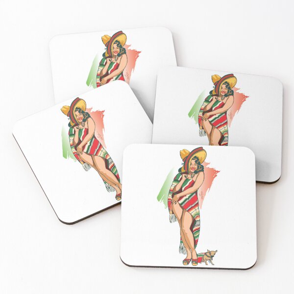 Item preview, Mexican pinup designed and sold by SAUHER.