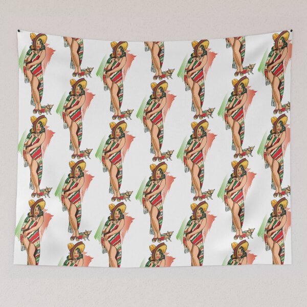 Item preview, Mexican pinup designed and sold by SAUHER.
