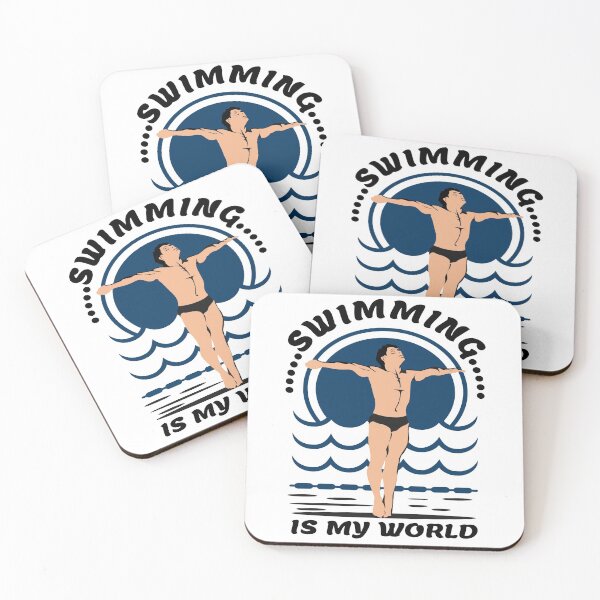 Item preview,  Swimming lover  sayings , Swimming is My World designed and sold by remonss.