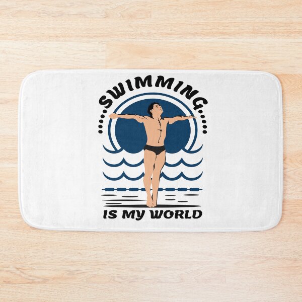 Item preview,  Swimming lover  sayings , Swimming is My World designed and sold by remonss.