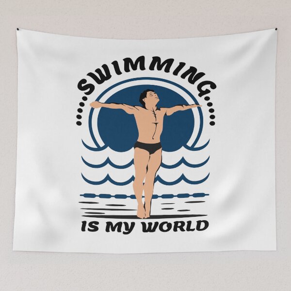 Item preview,  Swimming lover  sayings , Swimming is My World designed and sold by remonss.