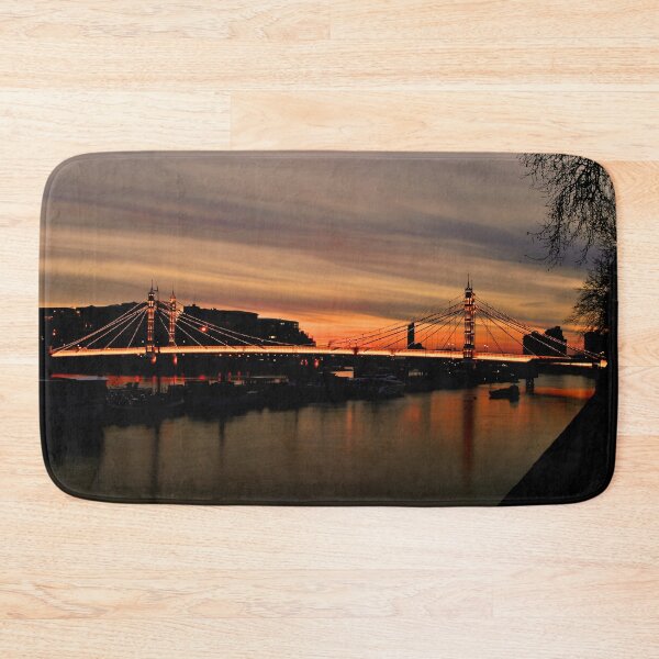Item preview, Albert Bridge Sunset River Thames London designed and sold by AndyEvansPhotos.