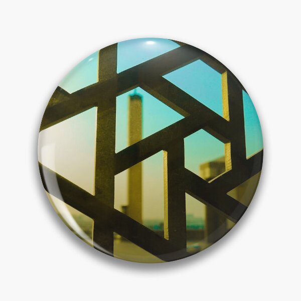 Item preview, Geometrical Blue Sunset Pattern designed and sold by thegraypocket.