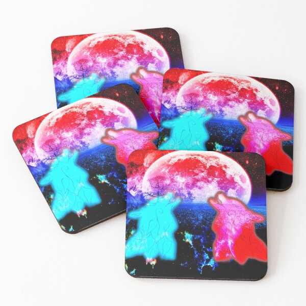 Item preview, Two Wolves In The Galaxy Moon designed and sold by Christopher Ford.