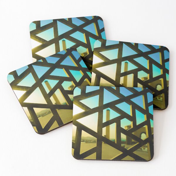 Item preview, Geometrical Blue Sunset Pattern designed and sold by thegraypocket.