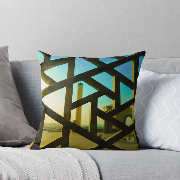 Item preview, Geometrical Blue Sunset Pattern designed and sold by thegraypocket.