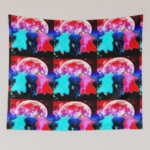 Item preview, Two Wolves In The Galaxy Moon designed and sold by Christopher Ford.