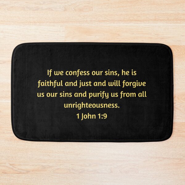 Item preview, Bible Verse 1 John 1:9 designed and sold by Prayingwarrior.