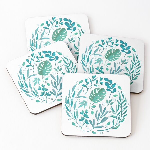 Item preview, Teal Garden designed and sold by ethnicdrawing.