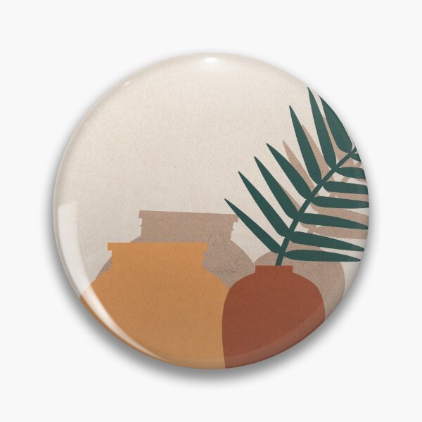 Artikelvorschau, Palm Leaf Pottery, Contemporary Minimal, Boho Art Print 2 entworfen und verkauft von technicolorable_art.