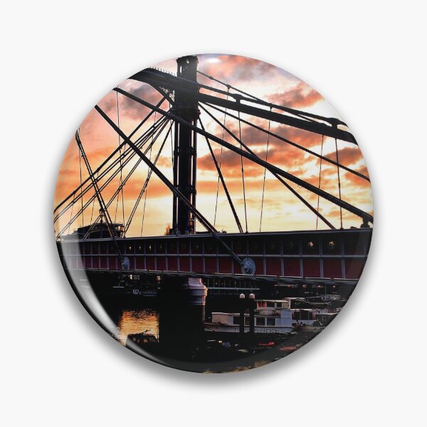 Item preview, Albert Bridge Sunset River Thames London designed and sold by AndyEvansPhotos.