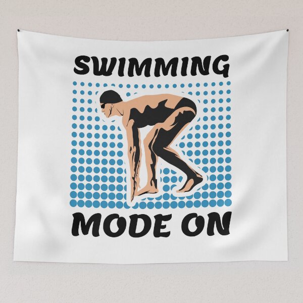 Item preview, Swimming lover  sayings , Swimming Mode On designed and sold by remonss.