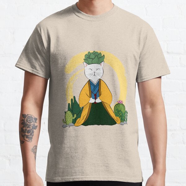 Zen cats - Succulent - Orange Classic T-Shirt