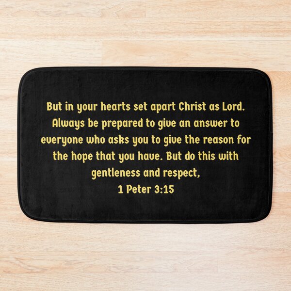 Item preview, Bible Verse 1 Peter 3:15 designed and sold by Prayingwarrior.