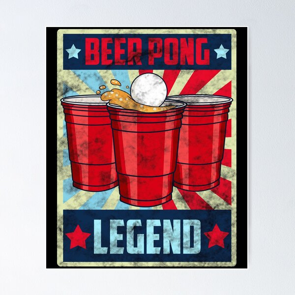 Beer Pong Tournament Wall Art for Sale