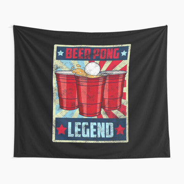 Funny Any Hole Is My Goal Frat Beer Pong Beirut Tapestry for Sale by  perfectpresents