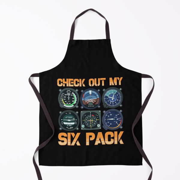 Item preview, Funny Check Out My Six Pack Airplane Pilot Pun designed and sold by perfectpresents.