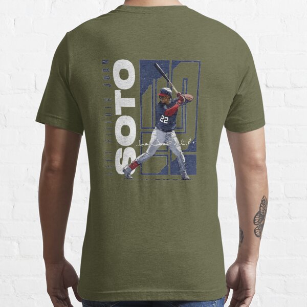 Left fielder Juan Soto for Washington National fans Essential T-Shirt for  Sale by Rada-Designs