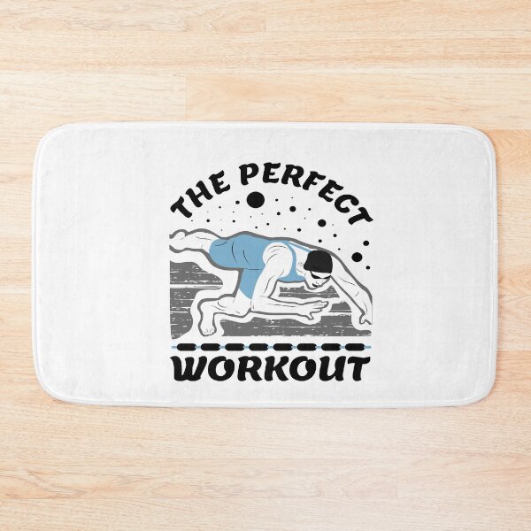 Item preview,  Swimming lover sayings , The Perfect Workout designed and sold by remonss.