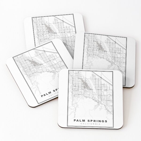 Item preview, Palm Springs Map designed and sold by Tamas Das.