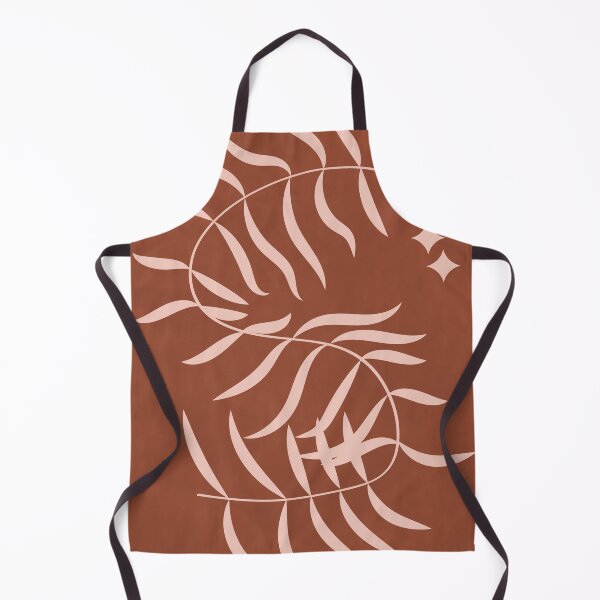 Artikelvorschau, Botanical Plant Leaf Earth Tones Boho Brown Terracotta entworfen und verkauft von technicolorable_art.
