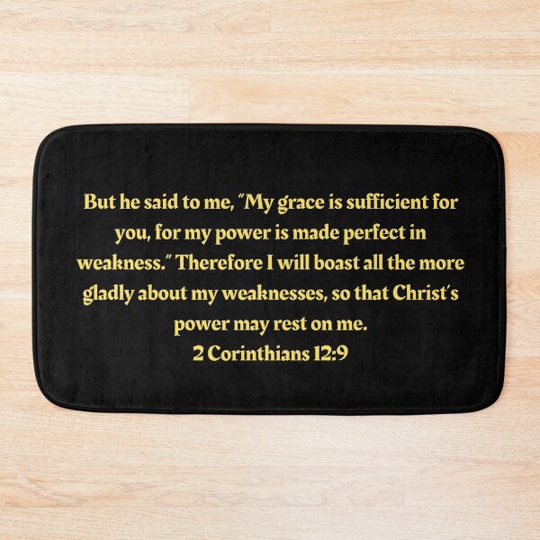 Item preview, Bible Verse 2 Corinthians 12:9 designed and sold by Prayingwarrior.