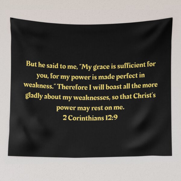 Item preview, Bible Verse 2 Corinthians 12:9 designed and sold by Prayingwarrior.
